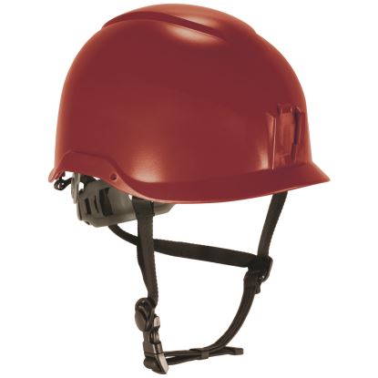 Skullerz 8976 Class E Safety Helmet, 6-Point Ratchet Suspension, Red1