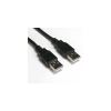 Unirise USB-AA-10F USB cable USB 2.0 118.1" (3 m) USB A Black1