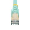 StarTech.com C6ASPAT2AQ networking cable Turquoise 23.6" (0.6 m) Cat6a3
