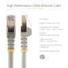 StarTech.com C6ASPAT2GR networking cable Gray 23.6" (0.6 m) Cat6a5