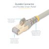 StarTech.com C6ASPAT2GR networking cable Gray 23.6" (0.6 m) Cat6a6