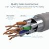 StarTech.com C6ASPAT2GR networking cable Gray 23.6" (0.6 m) Cat6a7