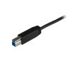 StarTech.com USB31CB1M USB cable USB 3.2 Gen 2 (3.1 Gen 2) 39.4" (1 m) USB C USB B Black3