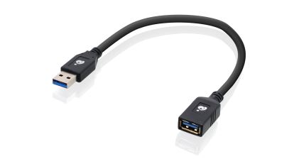 iogear G2LU3AMF USB cable USB 3.2 Gen 1 (3.1 Gen 1) 11.8" (0.3 m) USB A Black1