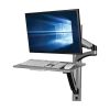 Tripp Lite WWSS1327RWTC monitor mount / stand 27" Wall Black, Silver9