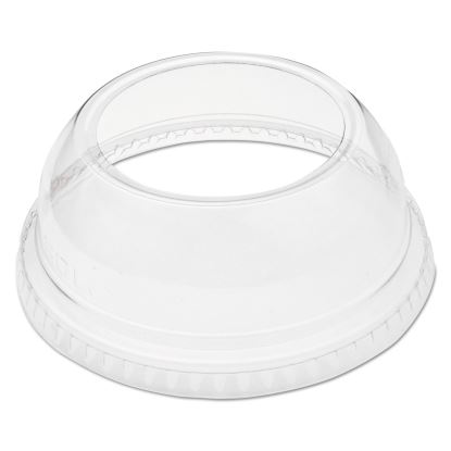 Open-Top Dome Lid, With 1.9" dia Hole, Fits 9 oz to 22 oz Cold Cups, Plastic, Clear, 1,000/Carton1