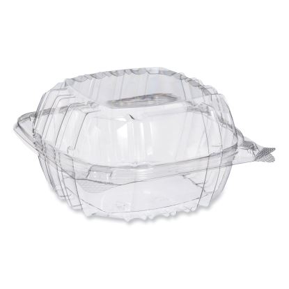 ClearSeal Hinged-Lid Plastic Containers, 5.86 x 3.11, Clear, Plastic, 500/Carton1