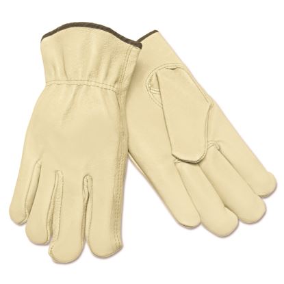 Unlined Driver's Gloves, Small, Straight Thumb, Grain Leather, Dozen1