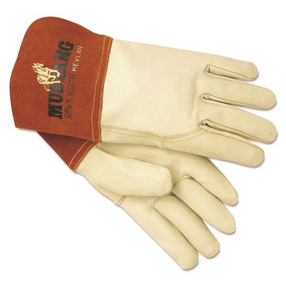 Mustang Mig/Tig Welder Gloves, Tan, Medium, 12 Pairs1