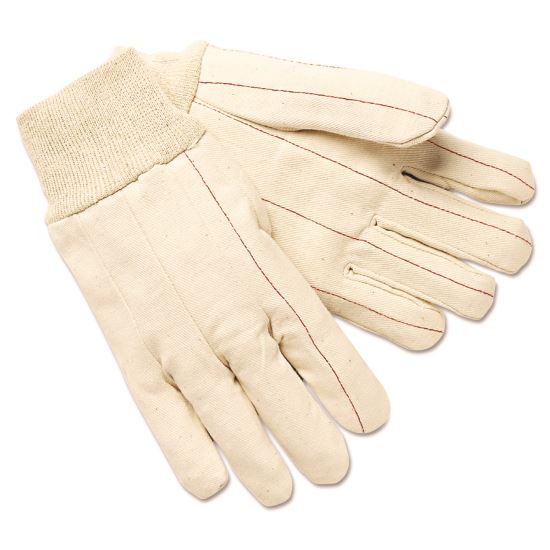 Double-Palm Hot Mill Gloves, Men's, Cotton, Dozen1