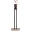 ES10 Dispenser Floor Stand with Automatic Hand Sanitizer Dispenser, 15.56 x 11.75 x 51.82, Graphite1