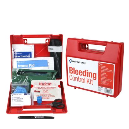 Bleeding Control Wall Station Single Kit - Deluxe, 14 Pieces, Plastic Case1