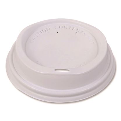 Hot Beverage Paper Cup Lids 10 oz, Fits FLAVIA 10 oz Paper Cup, White, 100/Sleeve, 10 Sleeves/Carton1