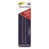 Refill for Paper Mate Profile Ballpoint Pens, Medium 1 mm Conical Tip, Black Ink, 2/Pack1