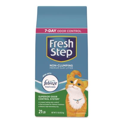 Non-Clumping Premium Cat Litter with Febreze Freshness, 21 lbs1