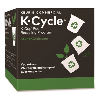 K-Cycle K-Cup Pod Recycling Station, Plastic, Black/Green/White, 5/Pack1