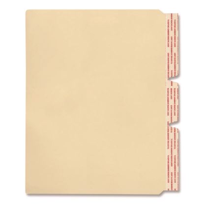 Standard Side-Flap Classification Folder Dividers, Letter Size, Manila, 100/Box1