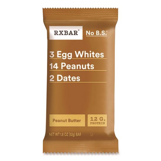 Adult Bars, Peanut Butter, 1.83 oz Bar, 12/Box1