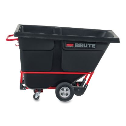 BRUTE Rotomolded Tilt Truck, 2 cu yd, 2,300 lb Capacity, Medium-Density Polyethylene, Black1