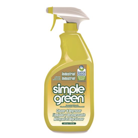 Industrial Cleaner and Degreaser, Concentrated, Lemon, 24 oz Spray Bottle1