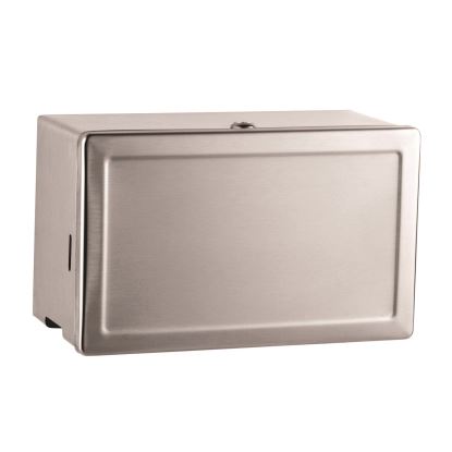 Surface-Mounted Paper Towel Dispenser, 12.13 x 6.13 x 7.25, Satin Finish Stainless Steel1