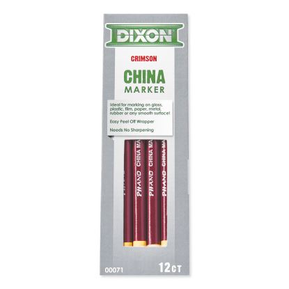 China Marker, Crimson Red, Dozen1