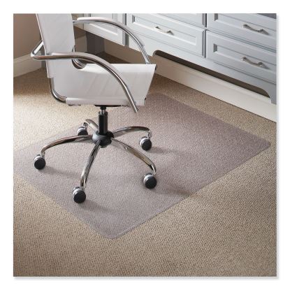 EverLife Light Use Chair Mat for Flat to Low Pile Carpet, Rectangular, 46 x 60, Clear1