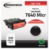 Remanufactured Black High-Yield MICR Toner, Replacement for T640M (64035HAM), 21,000 Page-Yield2