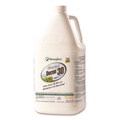 Botanical Decon 30 Disinfectant Cleaner, Light Lemon and Thyme Scent, 1 gal Bottle1