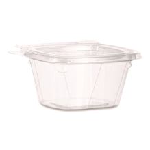 ClearPac SafeSeal Tamper-Resistant, Tamper-Evident Containers, 3.72 x 4.2 x 1.97, Clear, Plastic, 400/Carton1