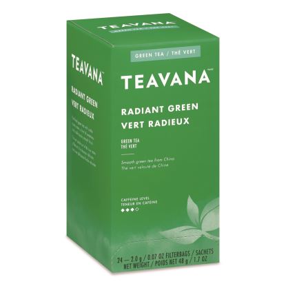 Teavana Tea Bags, Radiant Green, 0.09 oz, 24/Box1