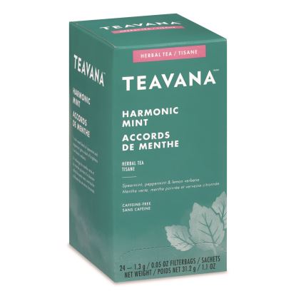 Teavana Tea Bags, Harmonic Mint Decaf, 0.05 oz, 24/Box1