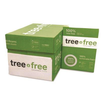 TreeFree Multipurpose Paper, 92 Bright, 20 lb Bond Weight, 8.5 x 11, White, 500 Sheets/Ream, 10 Reams/Carton1