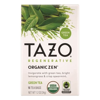 Tea Bags, Organic Zen, 16/Box1