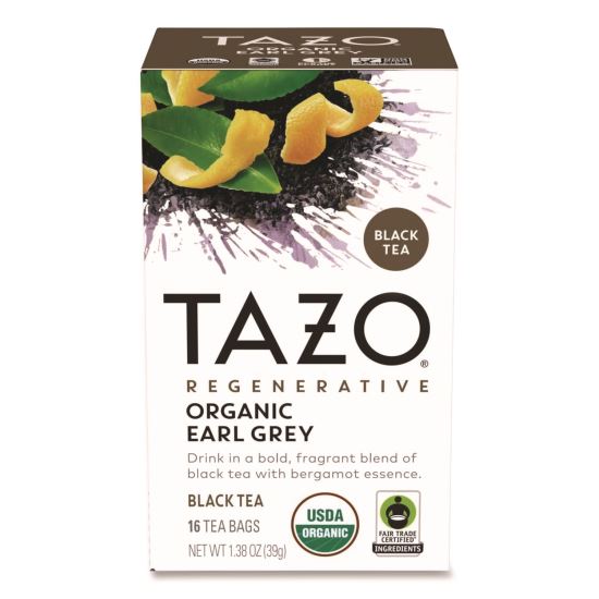 Tea Bags, Organic Earl Grey, 16/Box1