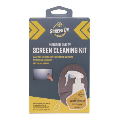 Screen Dr Monitor and TV Screen Cleaning Kit, 6.76 oz Spray Bottle with Microfiber Mitt1