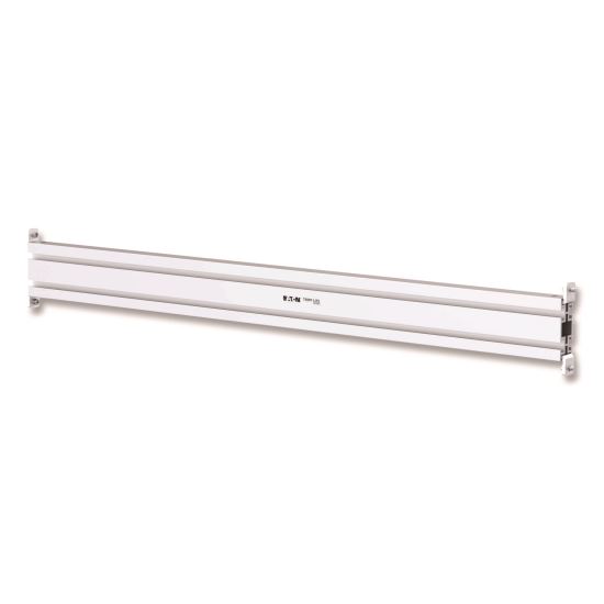 Slat Rail for Slat Wall System for 32" TVs, 3.39w x 1.8d x 41h, Silver, Supports 33 lb1