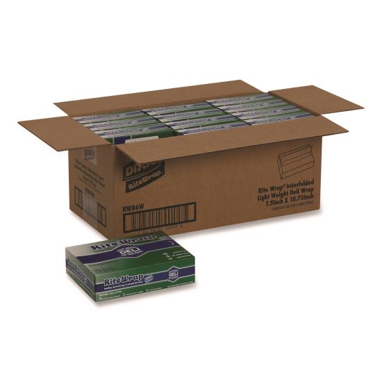 Dispens-A-Wax Waxed Deli Patty Paper, 10.75 x 7.5, 500 Sheets/Box, 12 Boxes/Carton1