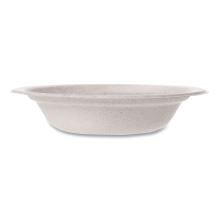 Nourish Molded Fiber Tableware, Compostable, Bowl, Sugarcane, 12 oz, White, 1,000/Carton1