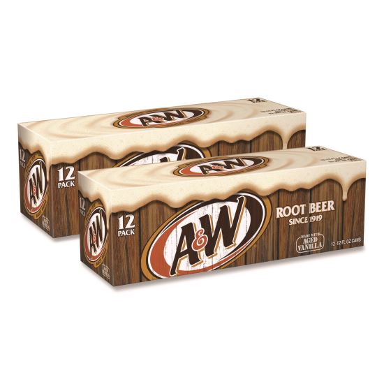 Root Beer, Vanilla, 12 oz Can, 24/Carton1