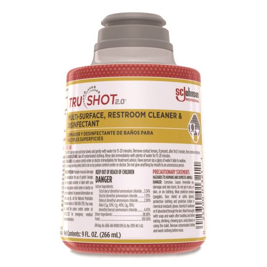 TruShot 2.0 Disinfectant Multisurface Cleaner, Fresh Scent, 9 oz Cartridge, 4/Carton1