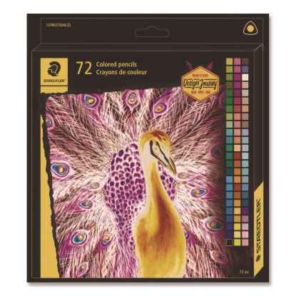 Colored Pencils, 4 mm, Assorted Lead and Barrel Colors, 72/Set1