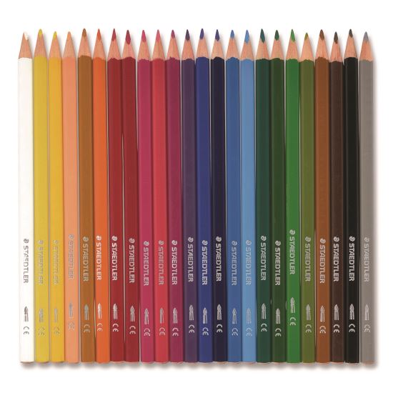 Watercolor Pencils, Assorted Lead and Barrel Colors, 24/Set1