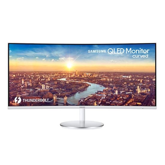 Samsung C34J791WTN computer monitor 34" 3440 x 1440 pixels UltraWide Quad HD QLED Silver1