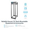 StarTech.com 4POSTRACK42 rack cabinet 42U Freestanding rack Black11