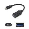 AddOn Networks USB 3.1 (C) - USB 3.0 (A), 0.17m USB cable USB 3.2 Gen 1 (3.1 Gen 1) 6.69" (0.17 m) USB C USB A Black1