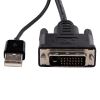 StarTech.com DVI2DP2 video cable adapter 10" (0.254 m) DVI-D DisplayPort Black3