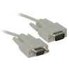 C2G DB9 M/F Extension Cable, Beige 25ft serial cable 300" (7.62 m)1