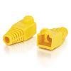 C2G RJ45 Plug Cover cable clamp Yellow1