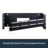 StarTech.com WALLMOUNTH4 rack cabinet 4U Wall mounted rack Black11